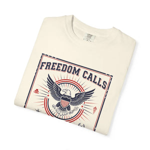 Freedom Calls Eagle Graphic T-shirt - T-shirts - m