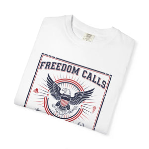 Freedom Calls Eagle Graphic T-shirt - T-shirts - m