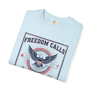 Freedom Calls Eagle Graphic T-shirt - T-shirts - m