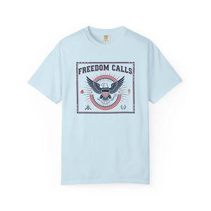Freedom Calls Eagle Graphic T-shirt - T-shirts - m