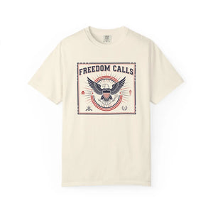 Freedom Calls Eagle Graphic T-shirt - T-shirts - m