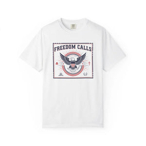 Freedom Calls Eagle Graphic T-shirt - T-shirts - m