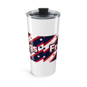 Freedom Rings 20oz Tumbler - Patriotic Red White & Blue Travel Cup - Tumblers