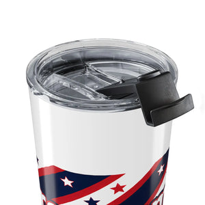 Freedom Rings 20oz Tumbler - Patriotic Red White & Blue Travel Cup - Tumblers