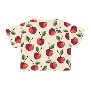 Cherry Crop Tee - Fresh Summer Vibes Style - Dipaliz - T-shirts