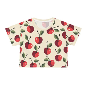 Cherry Crop Tee - Fresh Summer Vibes Style - Dipaliz - T-shirts