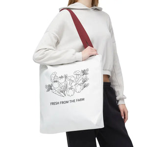 Farmers Market Tote Bag - Fresh Farm Vibes Grocery Shopper - Dipaliz - Bags