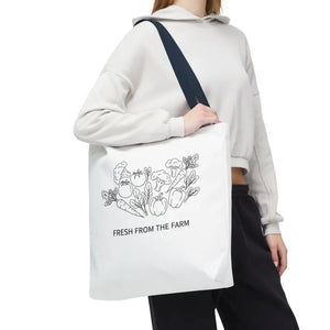 Farmers Market Tote Bag - Fresh Farm Vibes Grocery Shopper - Dipaliz - Bags