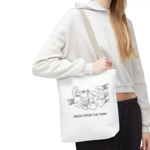 Farmers Market Tote Bag - Fresh Farm Vibes Grocery Shopper - Dipaliz - Bags