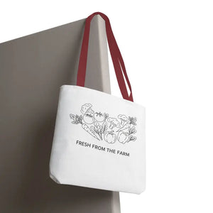 Farmers Market Tote Bag - Fresh Farm Vibes Grocery Shopper - Dipaliz - Bags