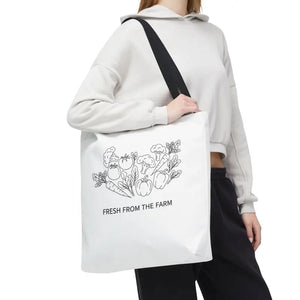 Farmers Market Tote Bag - Fresh Farm Vibes Grocery Shopper - Dipaliz - Bags