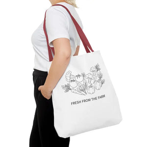 Farmers Market Tote Bag - Fresh Farm Vibes Grocery Shopper - Dipaliz - Bags