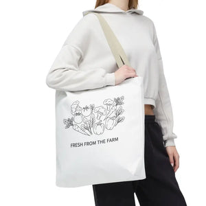 Farmers Market Tote Bag - Fresh Farm Vibes Grocery Shopper - Dipaliz - Bags