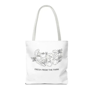 Farmers Market Tote Bag - Fresh Farm Vibes Grocery Shopper - Dipaliz - Bags