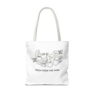 Farmers Market Tote Bag - Fresh Farm Vibes Grocery Shopper - Dipaliz - Bags