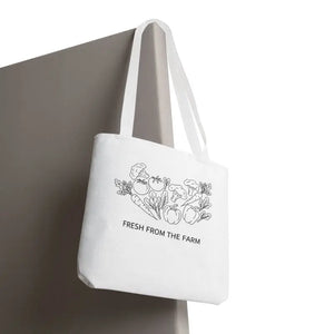 Farmers Market Tote Bag - Fresh Farm Vibes Grocery Shopper - Dipaliz - Bags
