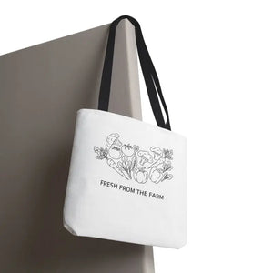 Farmers Market Tote Bag - Fresh Farm Vibes Grocery Shopper - Dipaliz - Bags