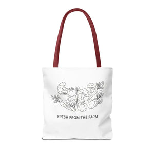 Farmers Market Tote Bag - Fresh Farm Vibes Grocery Shopper - Dipaliz - Bags