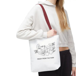 Farmers Market Tote Bag - Fresh Farm Vibes Grocery Shopper - Dipaliz - Bags