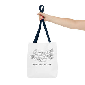Farmers Market Tote Bag - Fresh Farm Vibes Grocery Shopper - Dipaliz - Bags
