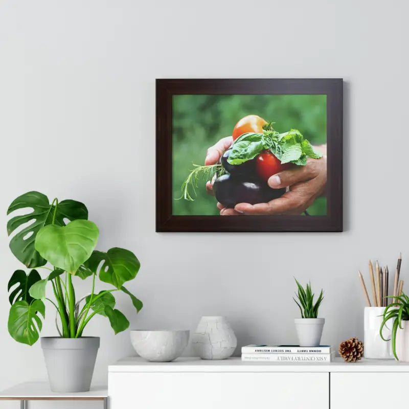 Transform your Kitchen with Fresh Organic Veggies Poster