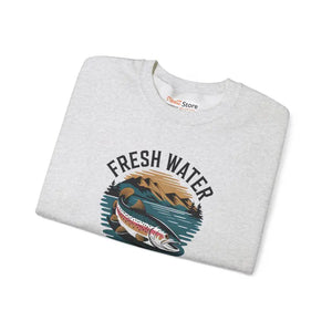 Fresh Water Hunter Unisex Heavy Blend Crewneck - Dipaliz - Sweatshirts