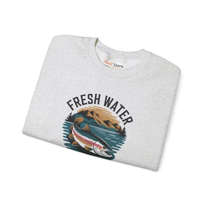 Fresh Water Hunter Unisex Heavy Blend Crewneck Sweatshirt