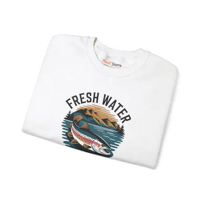 Fresh Water Hunter Unisex Heavy Blend Crewneck Sweatshirt