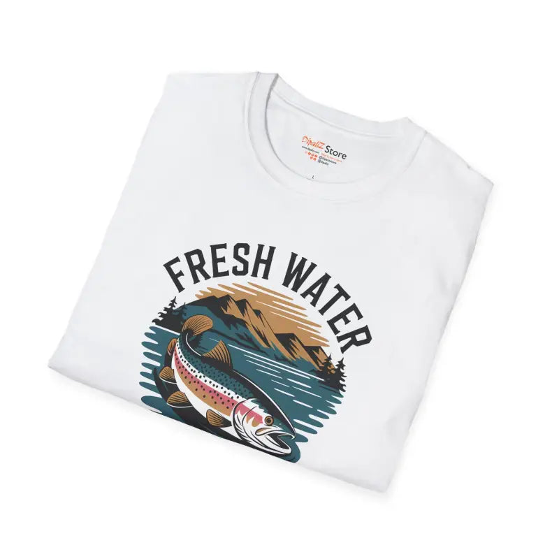 Unisex Softstyle T-shirt for Fresh Water Hunters - T-shirt