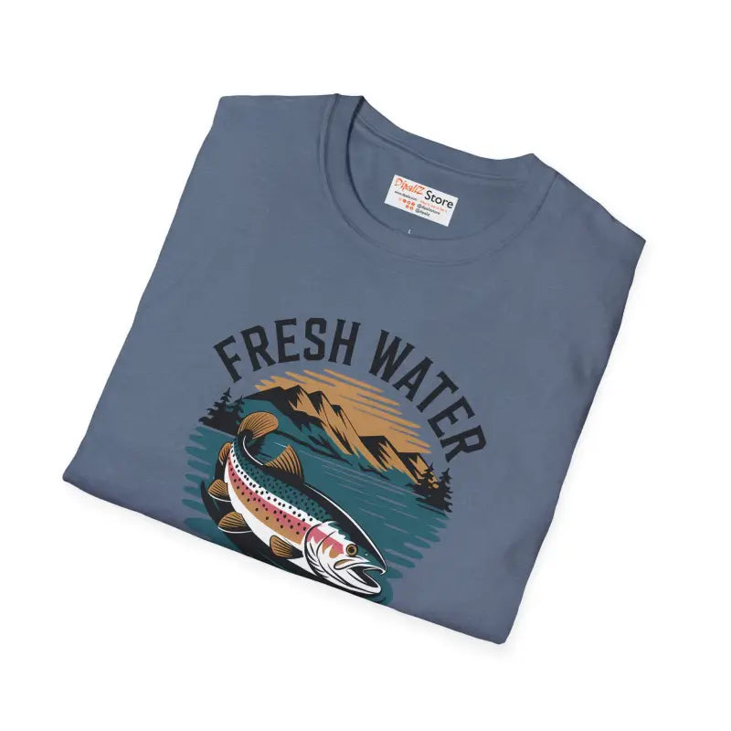 Unisex Softstyle T-shirt for Fresh Water Hunters - T-shirt