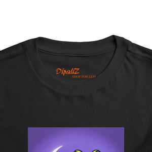 Kids Clothes - Moonlit Frog Short Sleeve Tee - Toddler Nature Art - Dipaliz