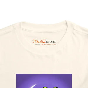 Kids Clothes - Moonlit Frog Short Sleeve Tee - Toddler Nature Art - Dipaliz