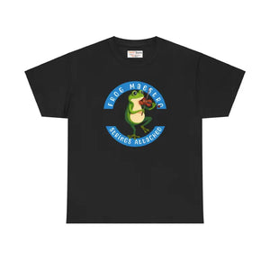 T-shirt - Frog Violin Vibes Unisex Heavy Cotton Tee - Dipaliz Black / s