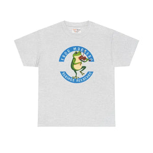 T-shirt - Frog Violin Vibes Unisex Heavy Cotton Tee - Dipaliz