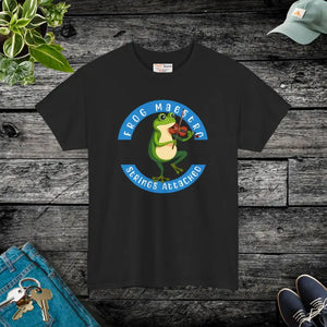 T-shirt - Frog Violin Vibes Unisex Heavy Cotton Tee - Dipaliz