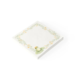 Trailing leaf garland detail on the DipaliZ frog princess floral sticky notes