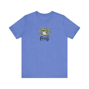 Soft Unisex Jersey Short Sleeve Frog Tee - Dipaliz - T-shirts