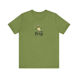 Soft Unisex Jersey Short Sleeve Frog Tee - Dipaliz - T-shirts