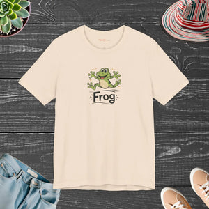 Soft Unisex Jersey Short Sleeve Frog Tee - Dipaliz - T-shirts