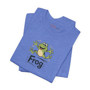 Soft Unisex Jersey Short Sleeve Frog Tee - Dipaliz - T-shirts