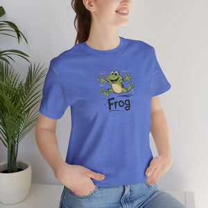 Soft Unisex Jersey Short Sleeve Frog Tee - Dipaliz - T-shirts