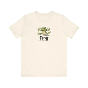 Soft Unisex Jersey Short Sleeve Frog Tee - Dipaliz - T-shirts