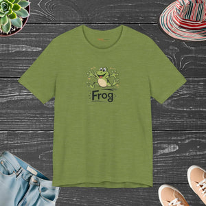 Soft Unisex Jersey Short Sleeve Frog Tee - Dipaliz - T-shirts