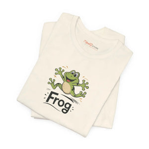 Soft Unisex Jersey Short Sleeve Frog Tee - Dipaliz - T-shirts