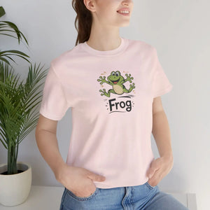 Soft Unisex Jersey Short Sleeve Frog Tee - Dipaliz - T-shirts
