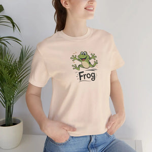 Soft Unisex Jersey Short Sleeve Frog Tee - Dipaliz - T-shirts