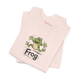 Soft Unisex Jersey Short Sleeve Frog Tee - Dipaliz - T-shirts