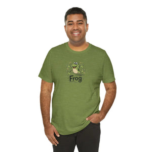 Soft Unisex Jersey Short Sleeve Frog Tee - Dipaliz - T-shirts