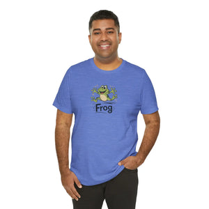 Soft Unisex Jersey Short Sleeve Frog Tee - Dipaliz - T-shirts