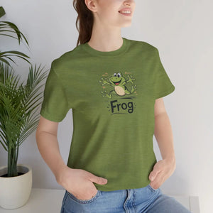 Soft Unisex Jersey Short Sleeve Frog Tee - Dipaliz - T-shirts